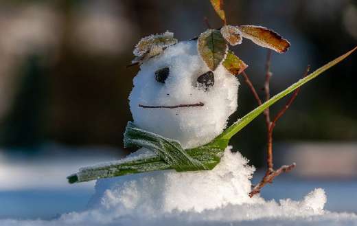 Little snowman figure