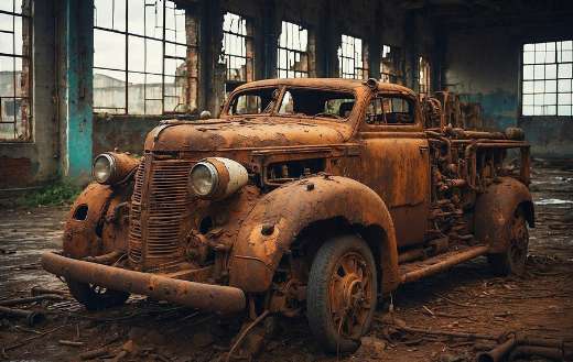 Ai generated car vintage