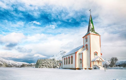 Fantastic landscape of Lofotens