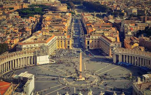 St. Peter's square vatican Italy