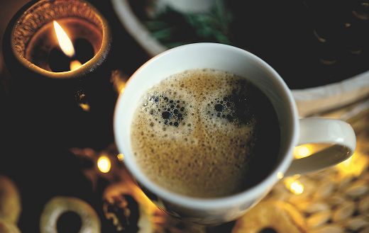 Advent candle coffee next