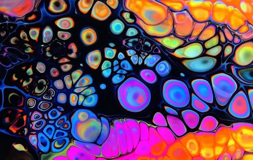 Abstract color puzzle