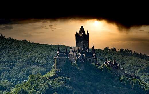 Cochem castle hill puzzle