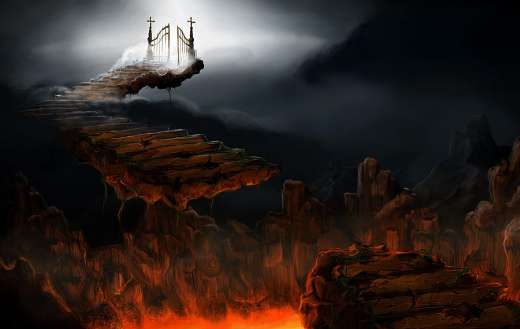 Purgatory heaven hell