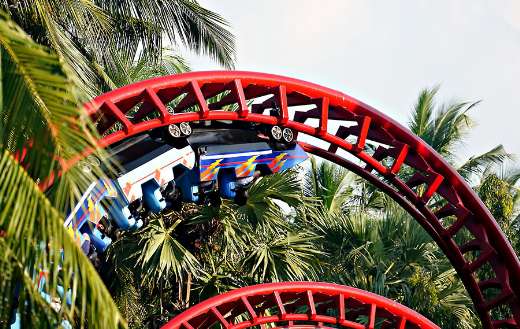 Red roller coaster puzzle