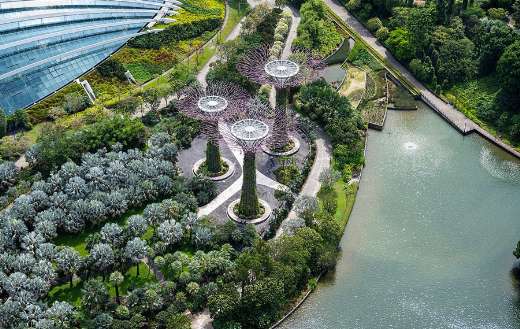 Garden-by-the-bay-Singapore-landmark