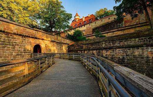 Historical the imperial Nuremberg castle