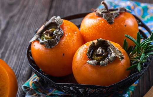 Tropical persimmon fruits