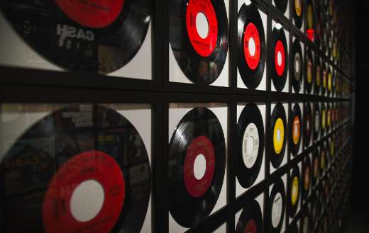 Vinyl records desktop