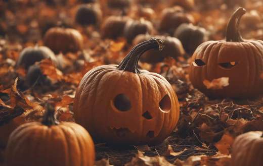 Pumpkins halloween celebration