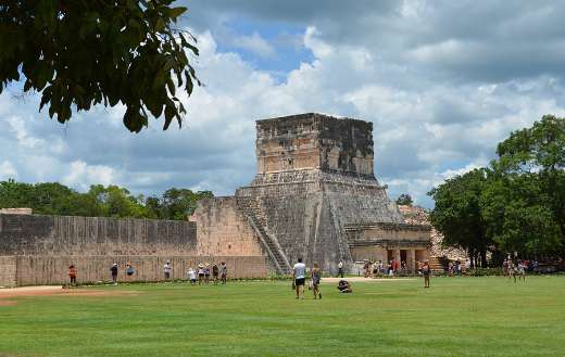 Mayan Mexico pyramid