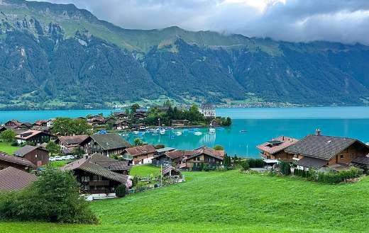 The swiss village of Iseltwald