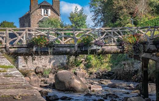 Countryside nature bridge