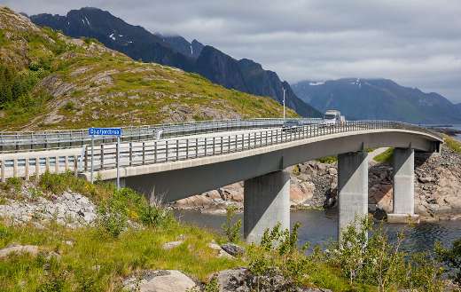 Bridge road concrete