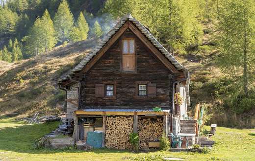 Mountain hut cabin puzzle