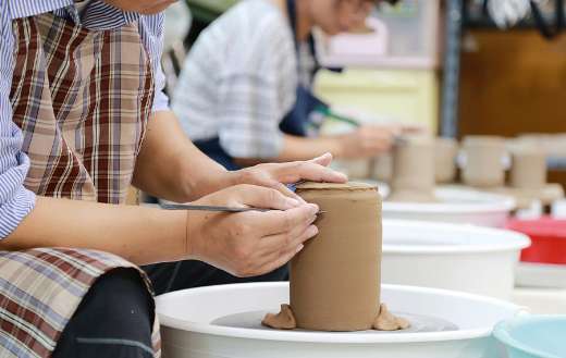 Pottery crafts work art puzzle