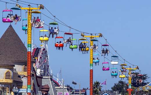 Chairlift amusement park