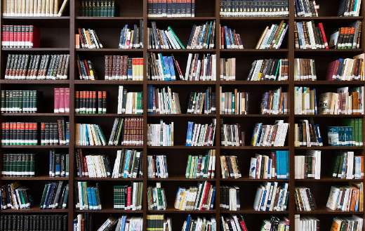 Education bookshelf library