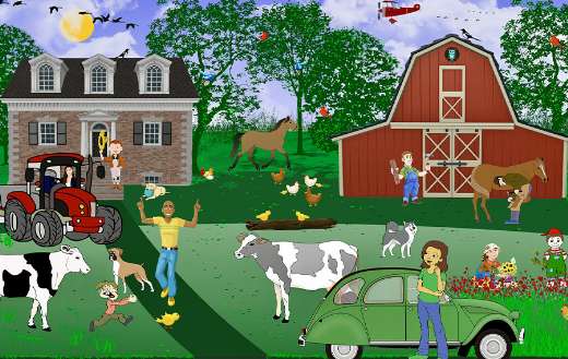 Farm yard puzzle