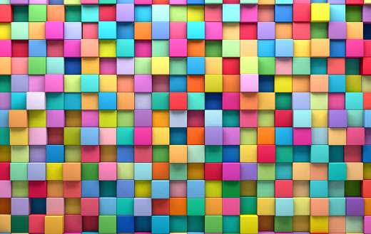 Abstract background multi colored cubes online