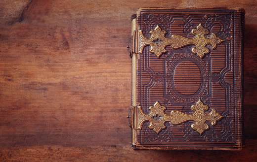 Antique book cover online