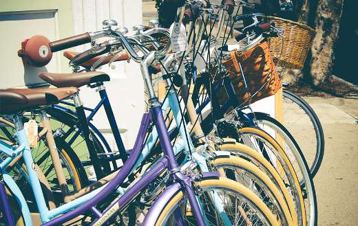 Assorted cruiser bicycles puzzle