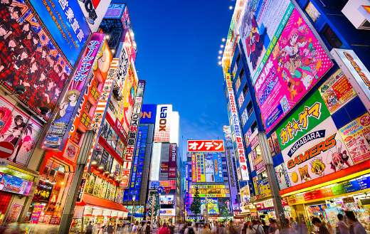 Colorful-Japanese-city-at-night