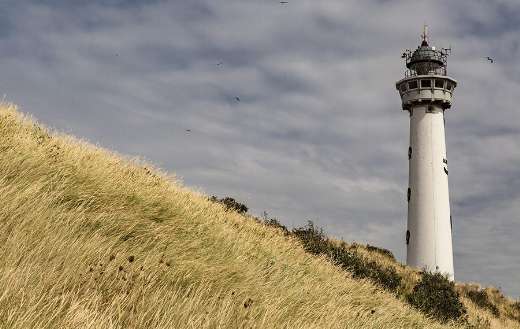 Lighthouse Netherlands sea coast