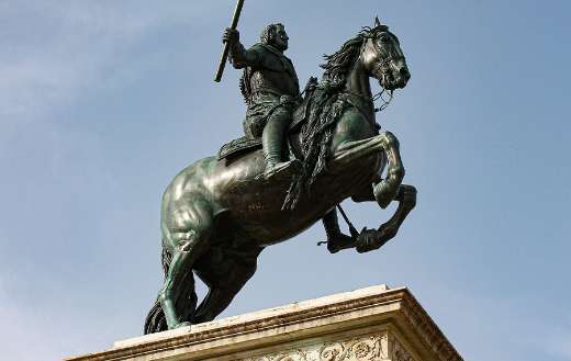 Monument art Madrid Spain statue