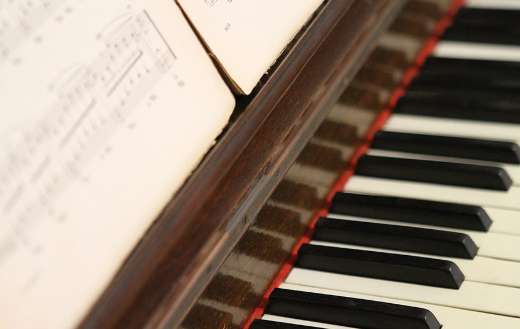 Piano melody music puzzle