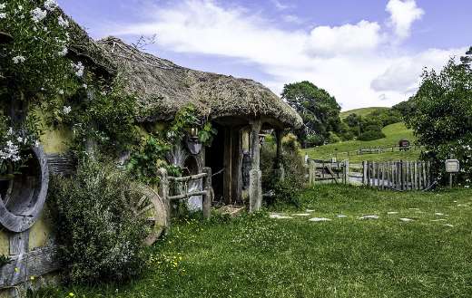 New Zealand hobbiton image