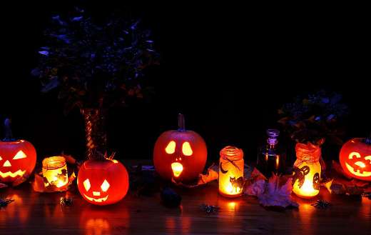 Dark decoration fall