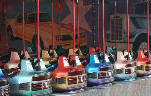 fun bumper cars puzzle