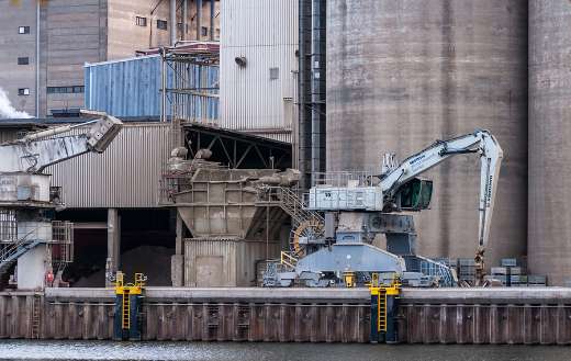 Industry crane silo image