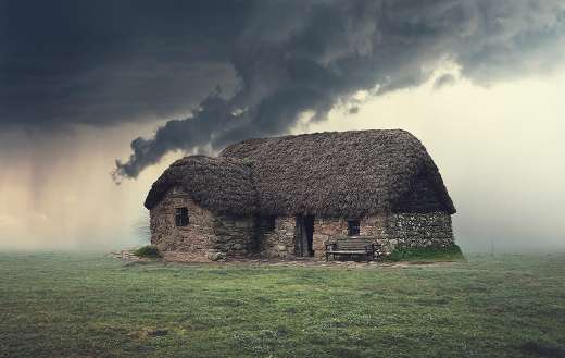 Storm weather cabin online