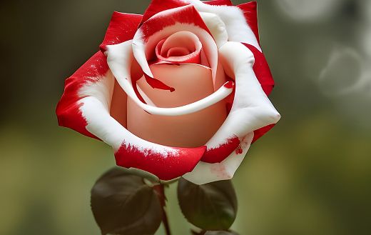 Red white rose puzzle