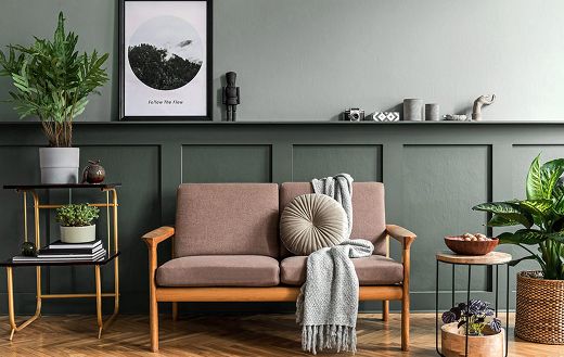 Stylish interior living room