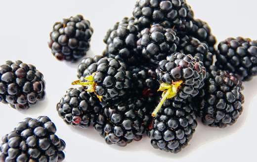 Blackberries on table puzzle