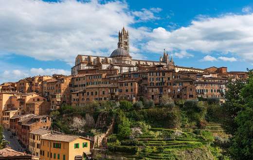 Medieval city Siena puzzle
