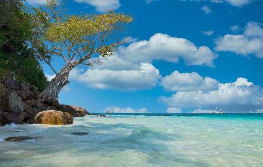 Beach sea sand puzzle