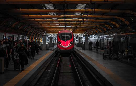 Railway and train puzzle