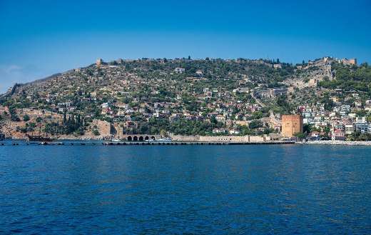 Alanya island sea image