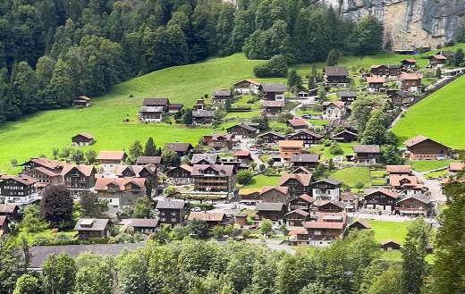 Villages Lauterbrunnen Switzerland