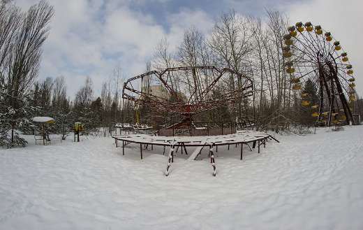 Pripyat carousel ferris wheel