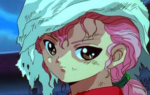 Pink hair anime girl