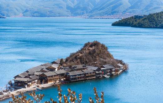 Lugu lake China Yunnan scenery