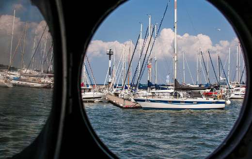 Porthole sailing boats