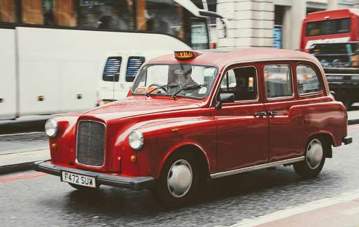 London automobile taxi