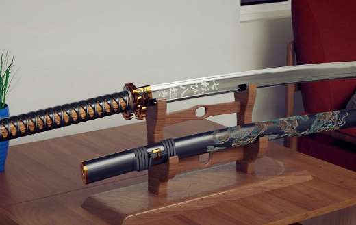 Katana samurai decoration