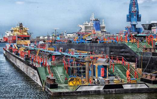 Rotterdam Netherlands port